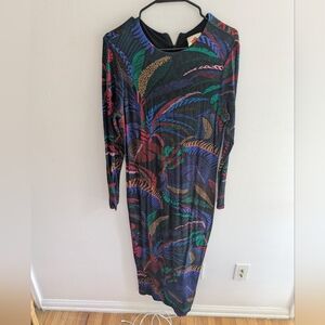 FARM Rio Vibrant Long Sleeve Dress